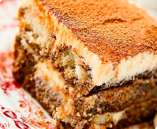 Десерт из печенья «Савоярди» и Маскарпоне