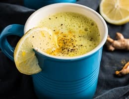 Лимонно-имбирный чай с куркумой